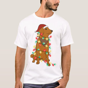 Camiseta Cachorro de Natal Engraçado