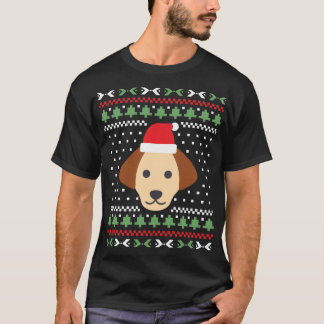 Camiseta Cachorro de Natal Feio
