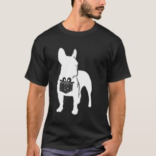 Camiseta Cachorro de Natal Francês Cachorro Francês Cachorr