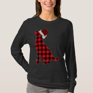 Camiseta Cachorro de Natal Labrador Retriever Vermelho Pago