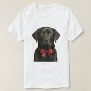 Camiseta Cachorro de Natal no Black Lab