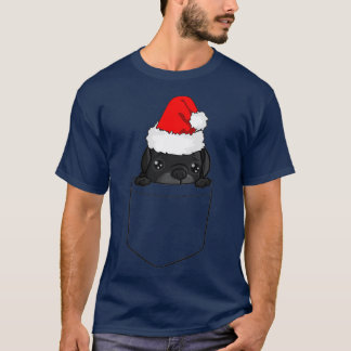 Camiseta Cachorro De Natal No Bolso