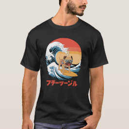 Camiseta Cachorro de Onda Japonês Funny Boerboel