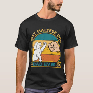 Camiseta Cachorro de Pai Maltês Melhor