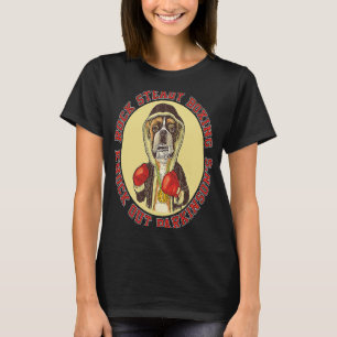 Camiseta Cachorro de Parkinson em Boxing Constante Rock com