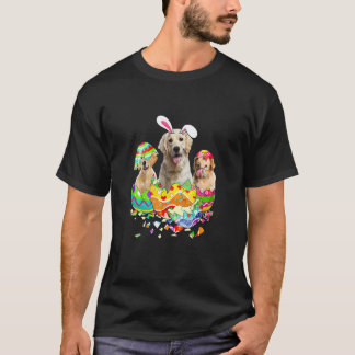 Camiseta Cachorro De Páscoa Coelho Retriever D O U R A D O 