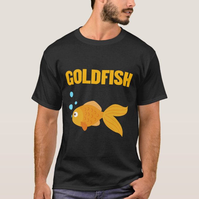 Camiseta Cachorro de Peixe Goldfish (Frente)
