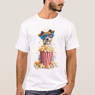 Camiseta Cachorro de Pipoca � Cachorro da Noite de Filme