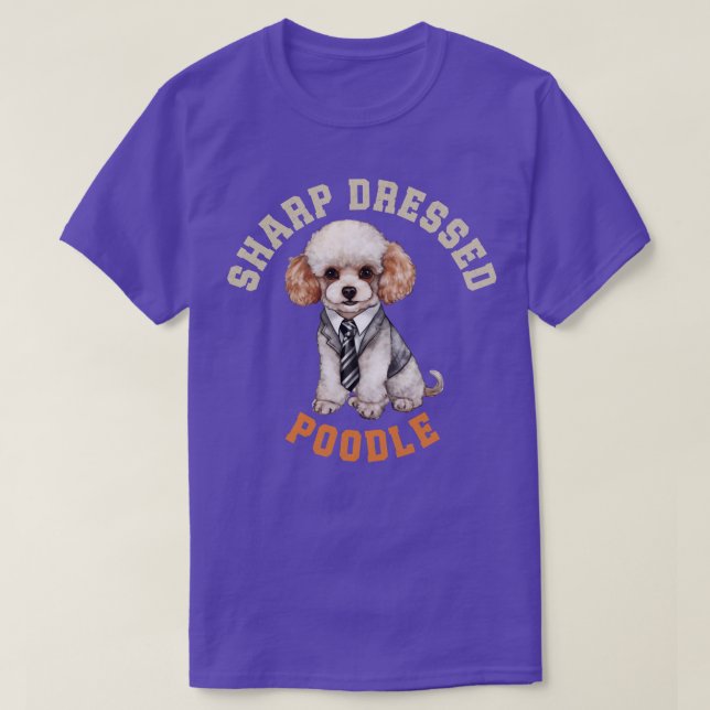 Camiseta Cachorro de Poodle (Frente do Design)