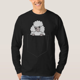 Camiseta Cachorro De Poodle Num Bolso Engraçado
