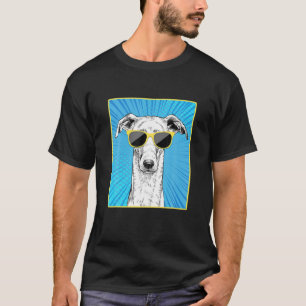 Camiseta Cachorro De Pop De Arte Retrato De Greyhound Itali