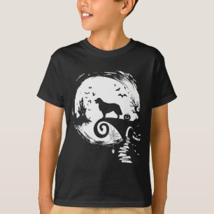 Camiseta Cachorro de Raça Retriever Dourado e Lua Fantasia