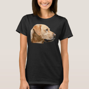 Camiseta Cachorro de Retriever Amarelo Vermelho