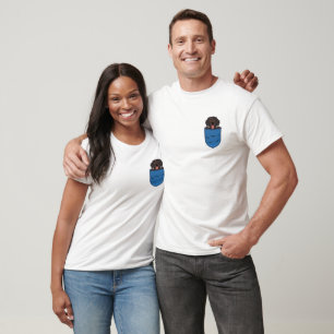 Camiseta Cachorro De Retriever Com Revestimento Simples No