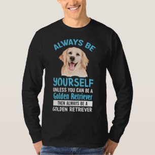 Camiseta Cachorro de Retriever de Ouro Engraçado