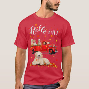Camiseta Cachorro de Retriever de Ouros de Caminhão Cachorr