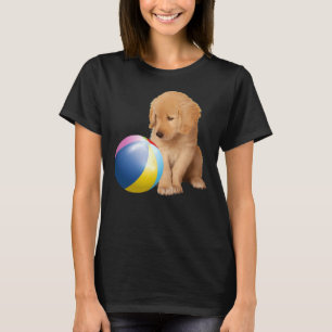 Camiseta Cachorro De Retriever ouro Pet E Ball Labrador Pup
