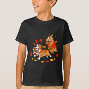 Camiseta Cachorro de Sangue de Cavalo Chinês Crianças Homen