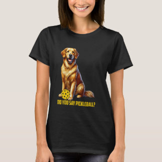Camiseta Cachorro de Seletor de Ouro Bonito