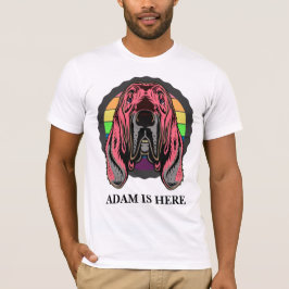 CAMISETA CACHORRO DE TINTA CORTADA PERSONALIZAR NOME