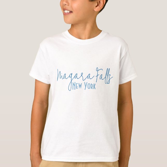 Camiseta Cachorro de viagem de Niagara Falls, Nova York  (Frente)