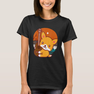 Camiseta Cachorro de Violão Acústico para Artista Musical G