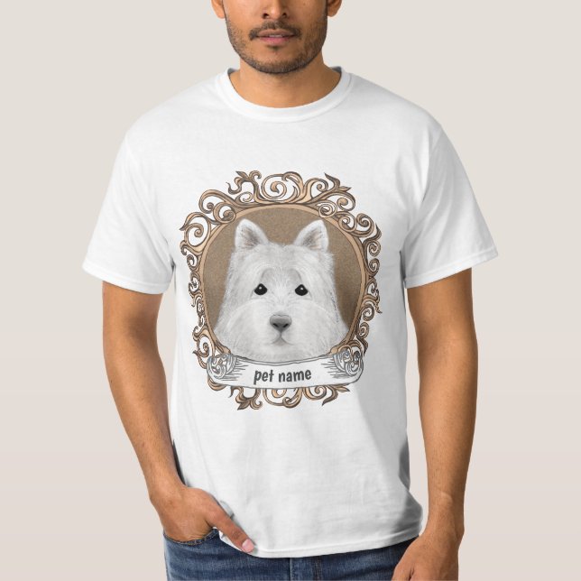 Camiseta Cachorro de Westie (Frente)
