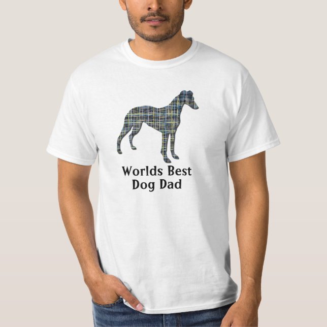 Camiseta Cachorro de Whippet/Italiano Silhout Cachorro Silh (Frente)