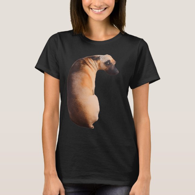Camiseta cachorro deprimido (Frente)