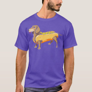 Camiseta Cachorro-Descanso com Cachorro Quente