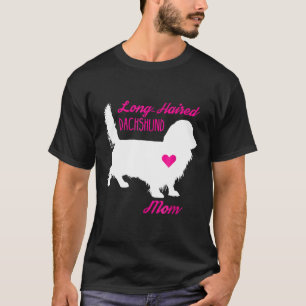 Camiseta Cachorro-Dia de as mães-Lixeira Longa