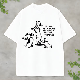 Camiseta Cachorro Divertido e Engraçado para Amantes de Ani