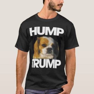 Camiseta Cachorro dizendo Hump Trump