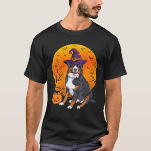 Camiseta Cachorro do Chapéu da Bruxa da Montanha Bernese Mo