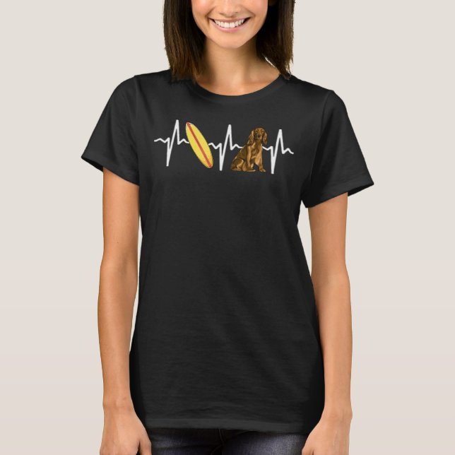 Camiseta Cachorro do Cocker Spaniel Heartbeat (Frente)