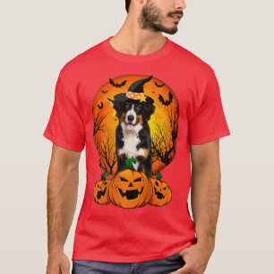 Camiseta Cachorro do Dia das Bruxas Bernese Cachorro da Mon