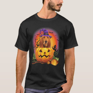Camiseta Cachorro do Dia das Bruxas da Bruxa de Sangue