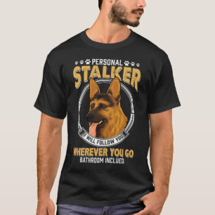 Camiseta Cachorro do German shepherd Pessoal