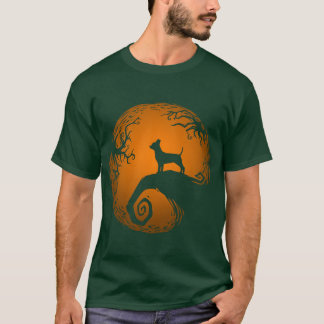 Camiseta Cachorro do Pesadelo Antes do Halloween retrô