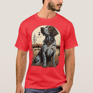 Camiseta Cachorro do ponteiro do país