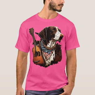 Camiseta Cachorro do ponteiro do país 1