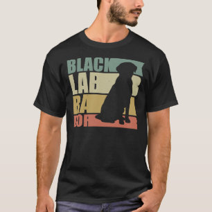 Camiseta Cachorro do Retriever Labrador Preto