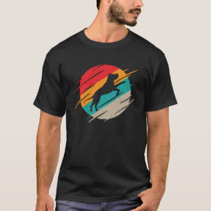 Camiseta Cachorro Doberman Retro Vintage Sensível