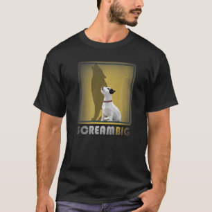 Camiseta Cachorro Doce Jack Russell Gritar Big Wolf Shado
