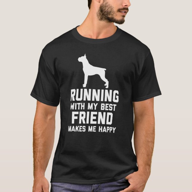 Camiseta Cachorro dos Runners do Boxer (Frente)