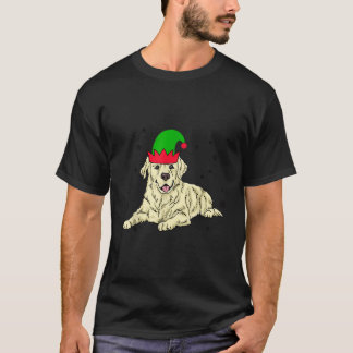 Camiseta Cachorro Duende Retriever Dourado Creme Natal Aleg