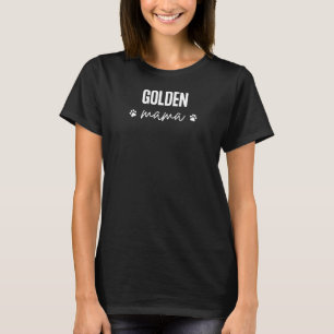 Camiseta Cachorro e Cachorro da Mãe do ouro