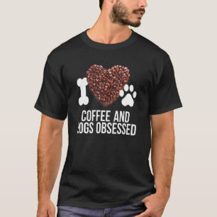 Camiseta Cachorro E Café Eu Amo Café Eu Amo Cachorros
