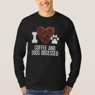 Camiseta Cachorro E Café Eu Amo Café Eu Amo Cachorros