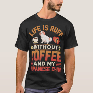 Camiseta Cachorro E Café Japoneses